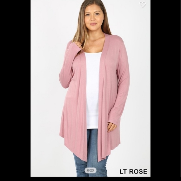 Tops - Rose Color Cardigan